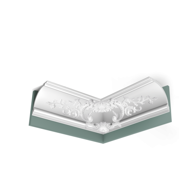 Карниз Orac Decor Полиуретан C338B BA'ROCK д 2000 x в 182 x ш 182